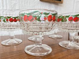 Vintage 70s`Dessertgläser - 6er Set